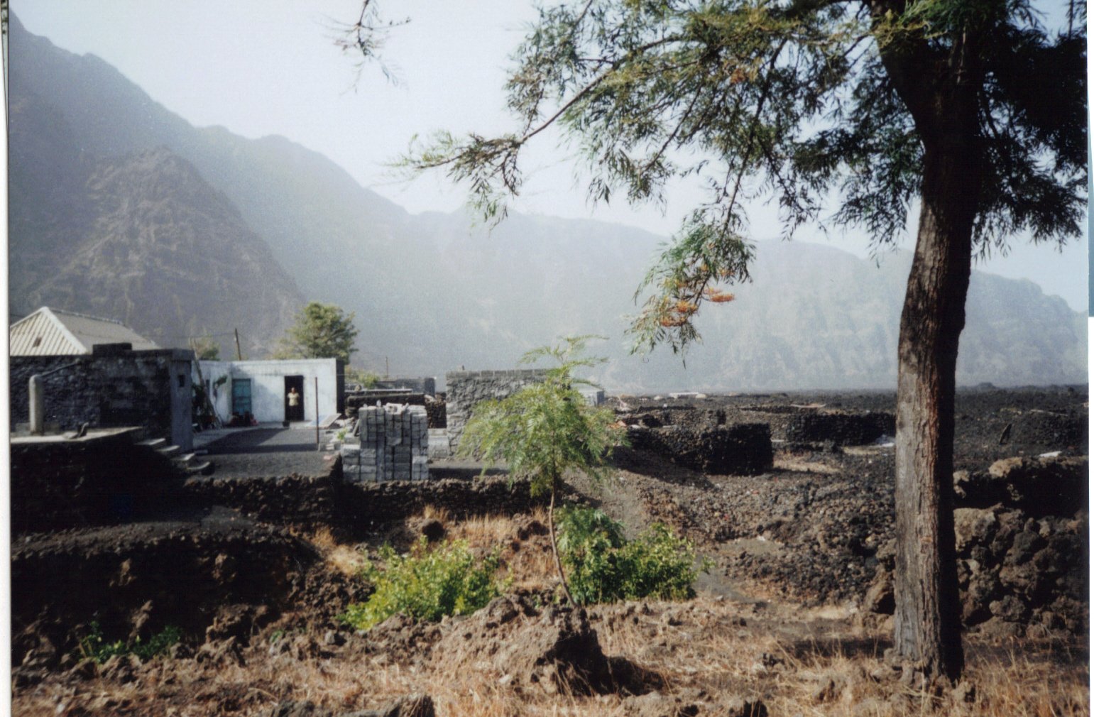 Chã das Caldeiras village inside the Fogo caldera, where coffee grows in volcanic ash